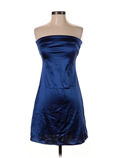Pre-owned Zaful Cocktail Dress In Blue