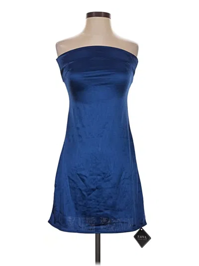 Pre-owned Zaful Cocktail Dress In Blue