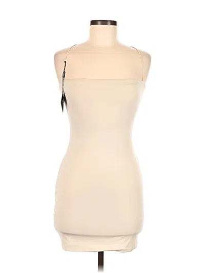 Pre-owned Zaful Cocktail Dress In Tan