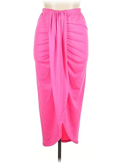 Pre-owned Zaful Formal Skirt In Pink