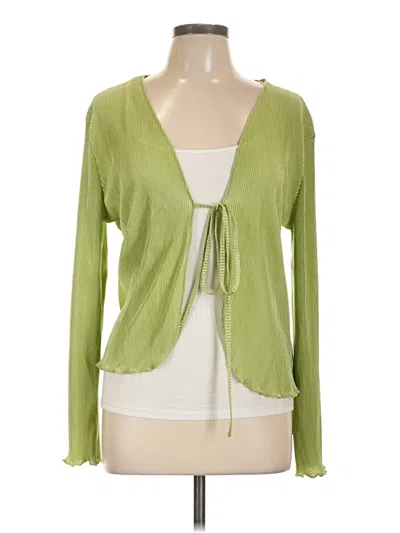 Zaful Kimono In Green