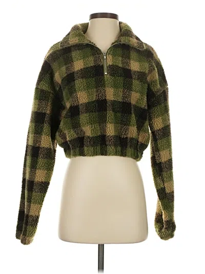 Pre-owned Zaful Pullover Sweater In Green