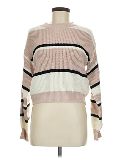 Pre-owned Zaful Pullover Sweater In Pink