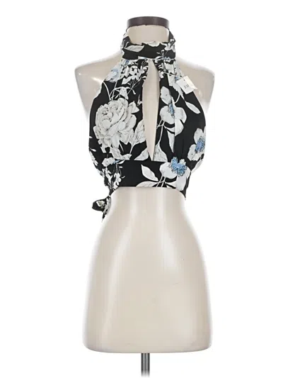 Pre-owned Zaful Sleeveless Blouse In Black