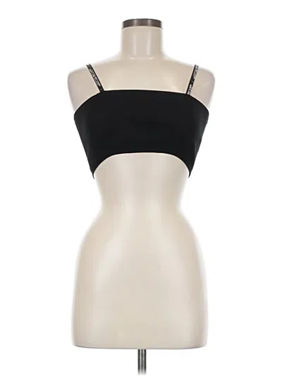 Pre-owned Zaful Sleeveless Top Black Halter Neckline Tops