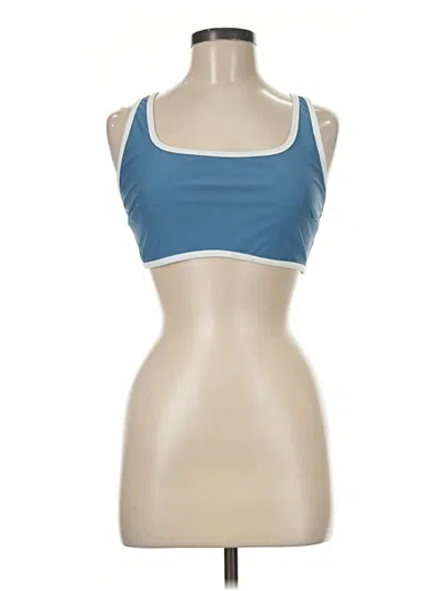 Pre-owned Zaful Sports Bra In Blue