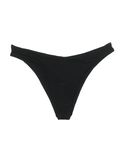 Pre-owned Zaful Swimsuit Bottoms In Black