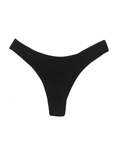 Pre-owned Zaful Swimsuit Bottoms In Black