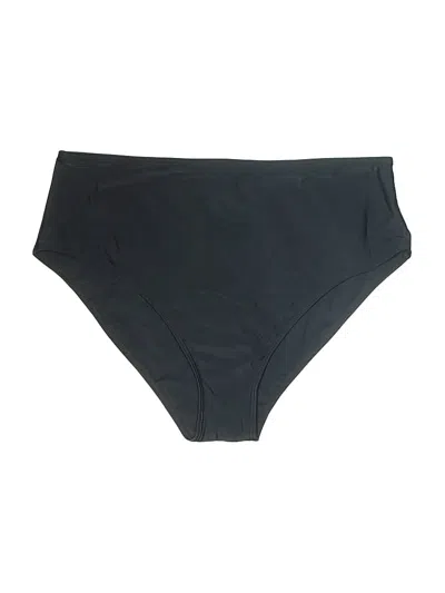 Pre-owned Zaful Swimsuit Bottoms In Black