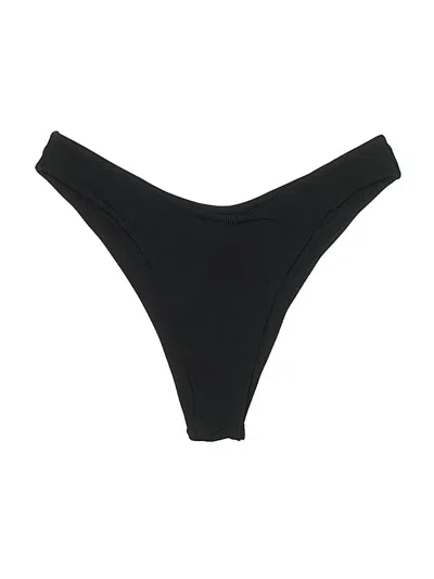 Pre-owned Zaful Swimsuit Bottoms In Black