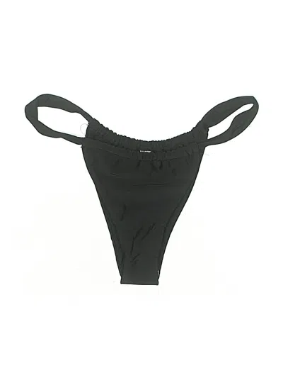Pre-owned Zaful Swimsuit Bottoms In Black