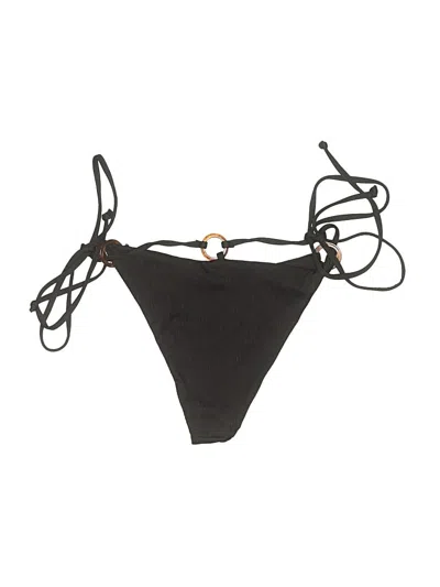 Pre-owned Zaful Swimsuit Bottoms In Black
