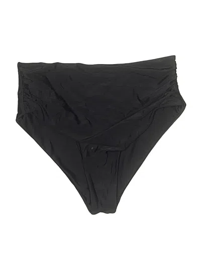 Pre-owned Zaful Swimsuit Bottoms In Black