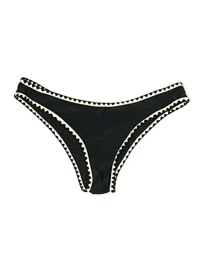 Pre-owned Zaful Swimsuit Bottoms In Black