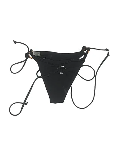 Pre-owned Zaful Swimsuit Bottoms In Black