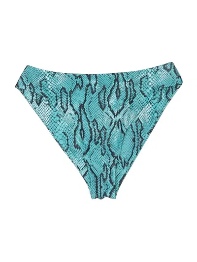 Pre-owned Zaful Swimsuit Bottoms In Blue
