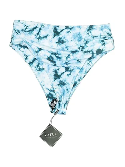 Pre-owned Zaful Swimsuit Bottoms In Blue