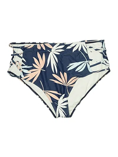 Pre-owned Zaful Swimsuit Bottoms In Blue