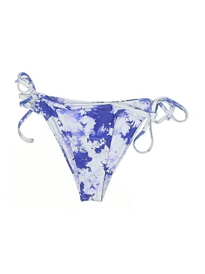 Pre-owned Zaful Swimsuit Bottoms In Blue