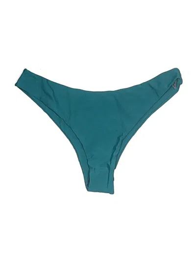 Pre-owned Zaful Swimsuit Bottoms In Blue