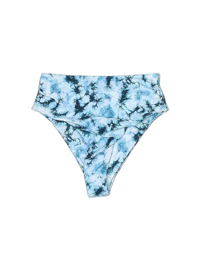Pre-owned Zaful Swimsuit Bottoms In Blue