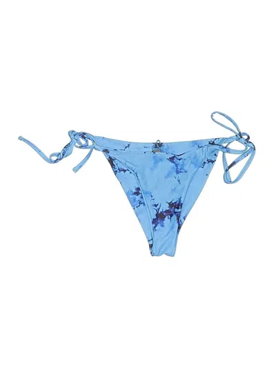 Pre-owned Zaful Swimsuit Bottoms In Blue
