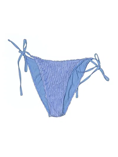 Pre-owned Zaful Swimsuit Bottoms In Blue