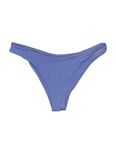Pre-owned Zaful Swimsuit Bottoms In Blue