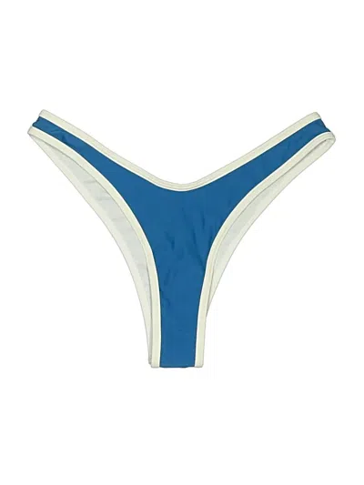 Pre-owned Zaful Swimsuit Bottoms In Blue
