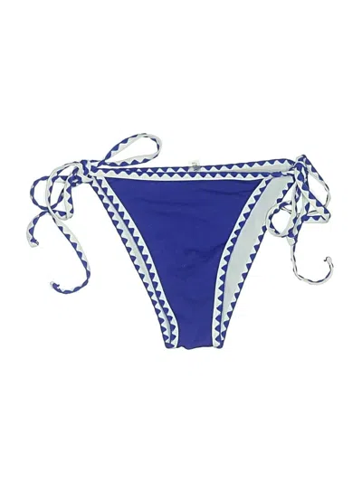 Pre-owned Zaful Swimsuit Bottoms In Blue