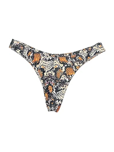 Pre-owned Zaful Swimsuit Bottoms In Brown