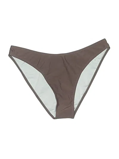 Pre-owned Zaful Swimsuit Bottoms In Brown