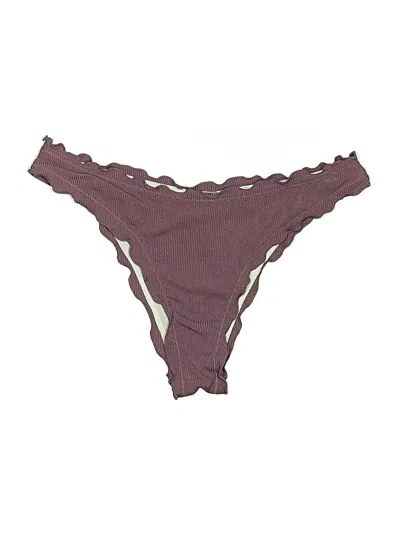 Pre-owned Zaful Swimsuit Bottoms In Burgundy