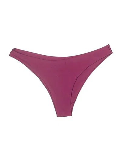 Pre-owned Zaful Swimsuit Bottoms In Burgundy