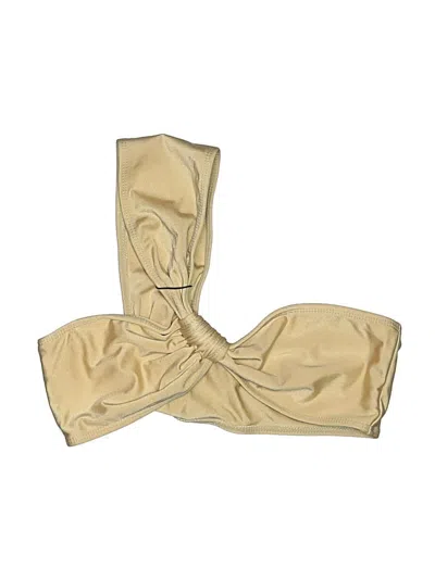 Pre-owned Zaful Swimsuit Bottoms In Gold