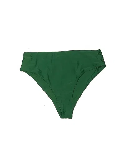 Pre-owned Zaful Swimsuit Bottoms In Green