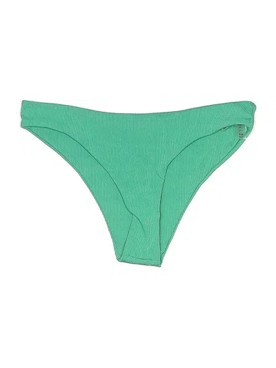 Pre-owned Zaful Swimsuit Bottoms In Green
