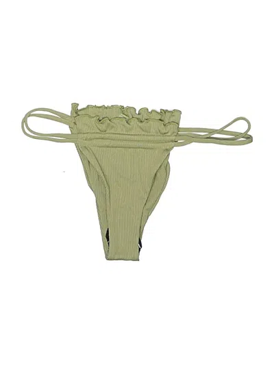 Pre-owned Zaful Swimsuit Bottoms In Green