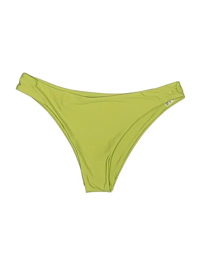 Pre-owned Zaful Swimsuit Bottoms In Green