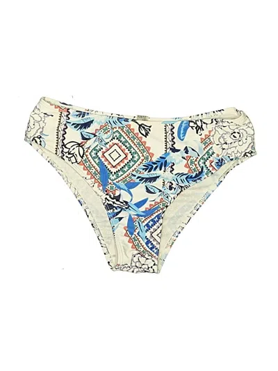 Pre-owned Zaful Swimsuit Bottoms In Ivory