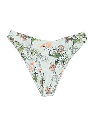 Pre-owned Zaful Swimsuit Bottoms In Ivory