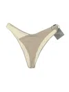 Zaful Swimsuit Bottoms In Neutral