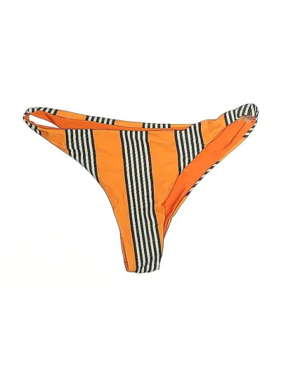 Pre-owned Zaful Swimsuit Bottoms In Orange