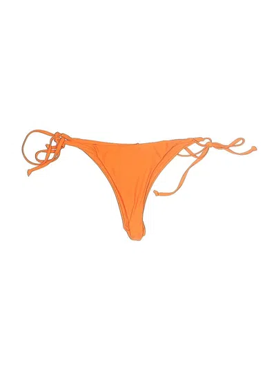 Pre-owned Zaful Swimsuit Bottoms In Orange