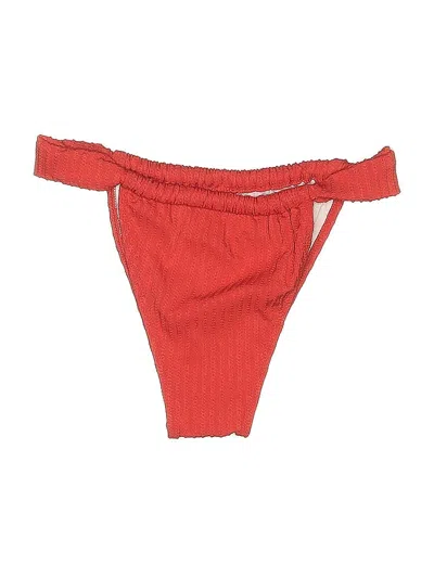 Pre-owned Zaful Swimsuit Bottoms In Red