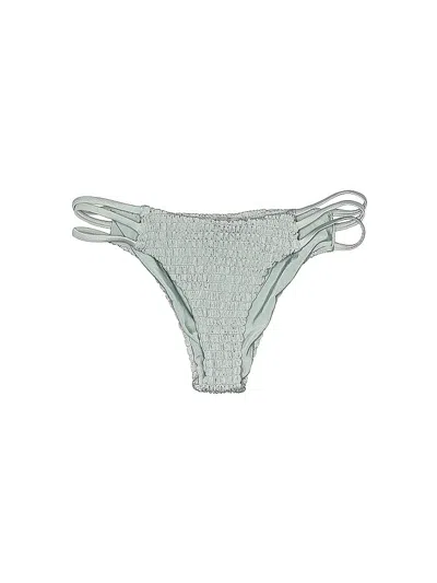Pre-owned Zaful Swimsuit Bottoms In Silver