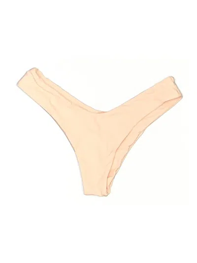 Pre-owned Zaful Swimsuit Bottoms In Tan