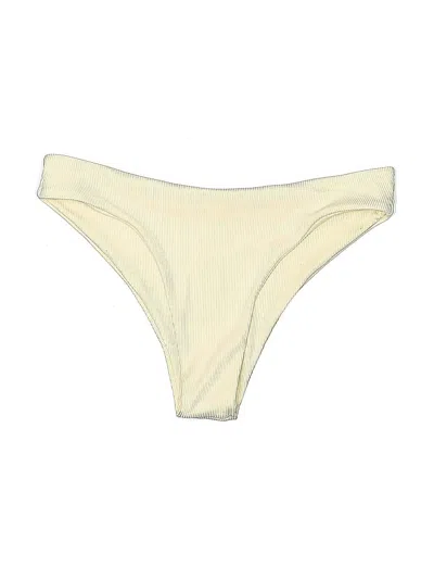 Pre-owned Zaful Swimsuit Bottoms In White