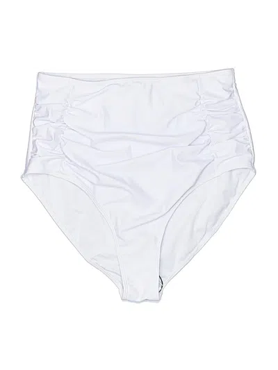 Pre-owned Zaful Swimsuit Bottoms In White