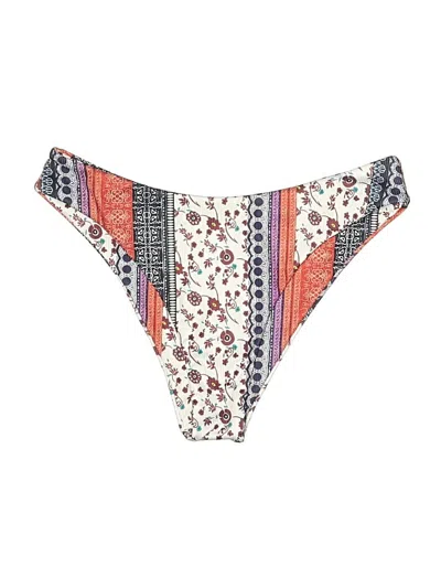 Pre-owned Zaful Swimsuit Bottoms In White